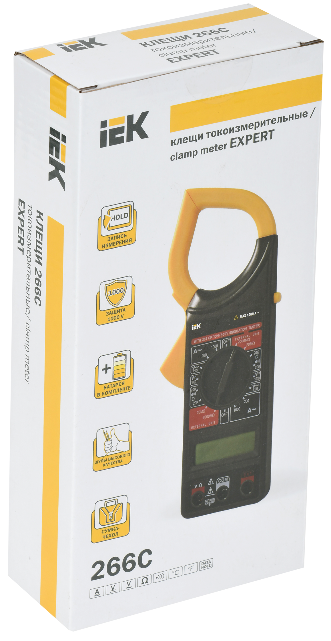 Клещи токоизмерительные EXPERT 266C IEK