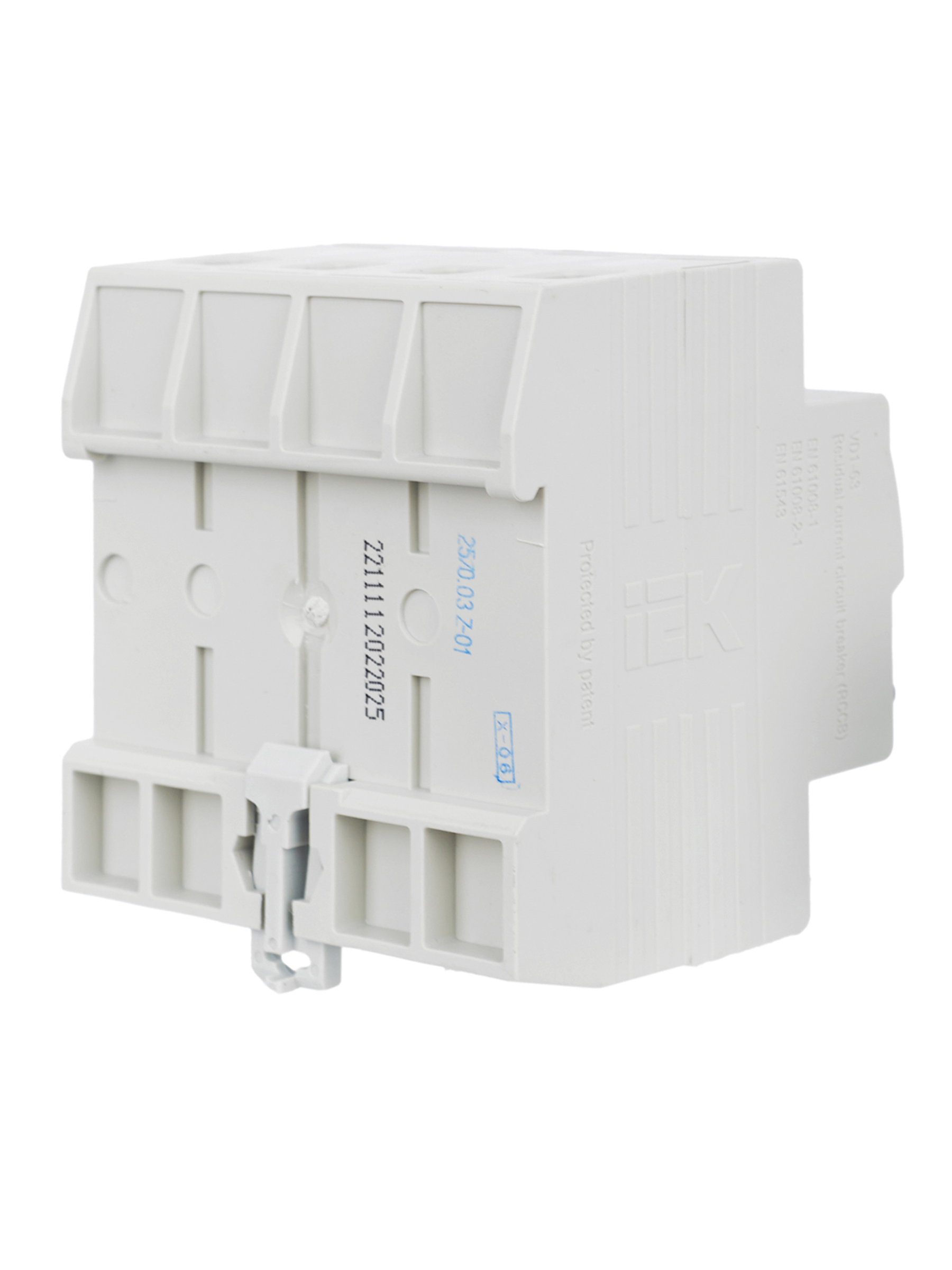 Выключатель дифференциальный (УЗО) ВД1-63 4Р 25А 30мА IEK