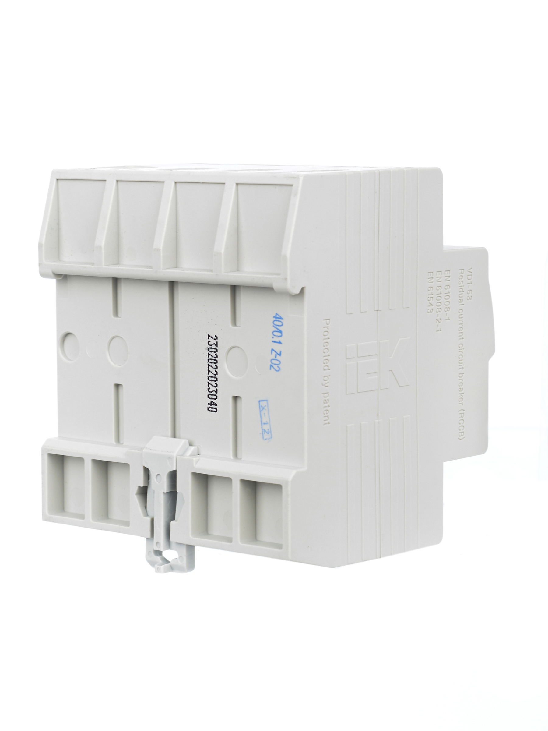 Выключатель дифференциальный (УЗО) ВД1-63 4Р 40А 30мА IEK