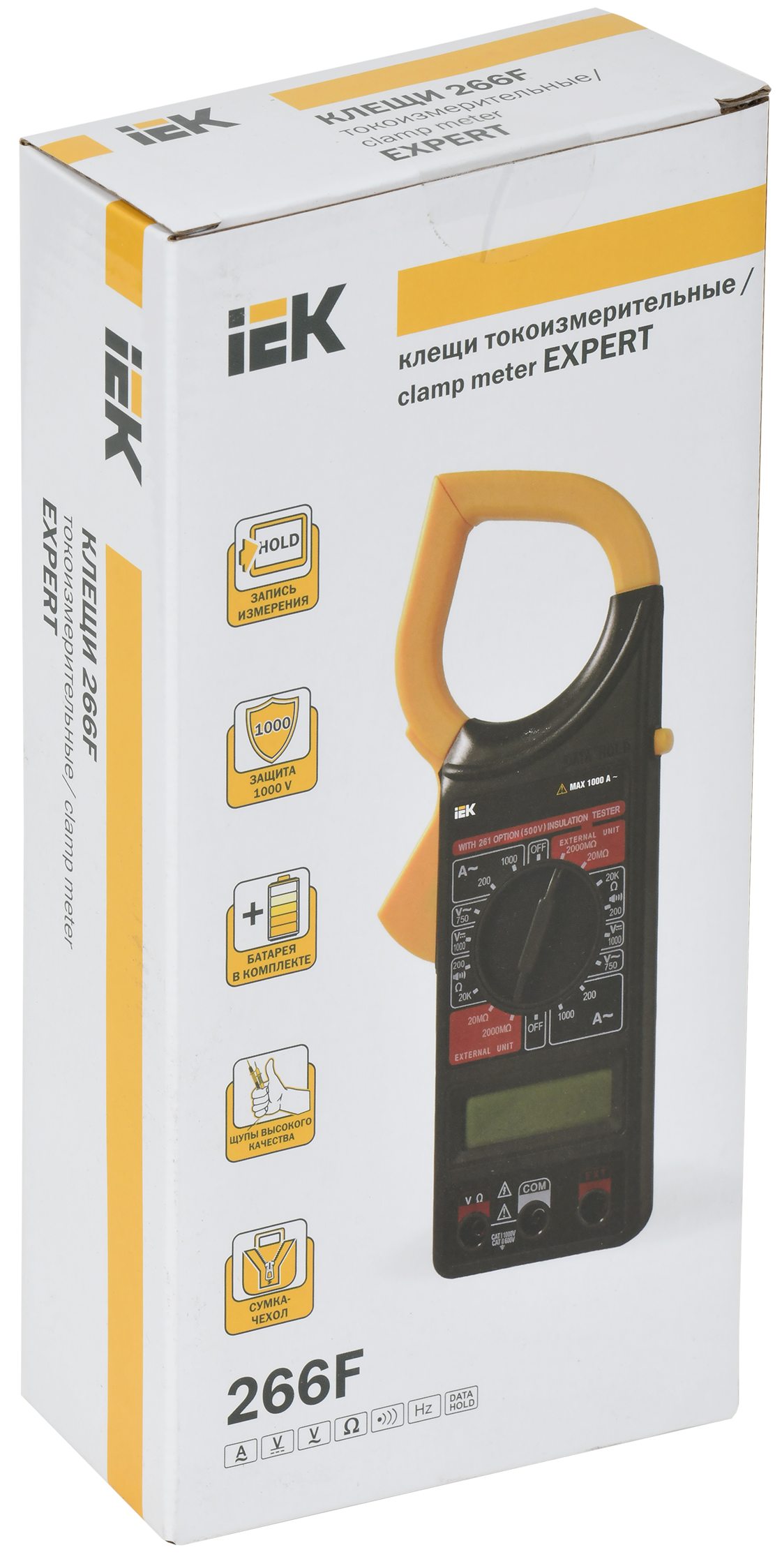 Клещи токоизмерительные EXPERT 266F IEK