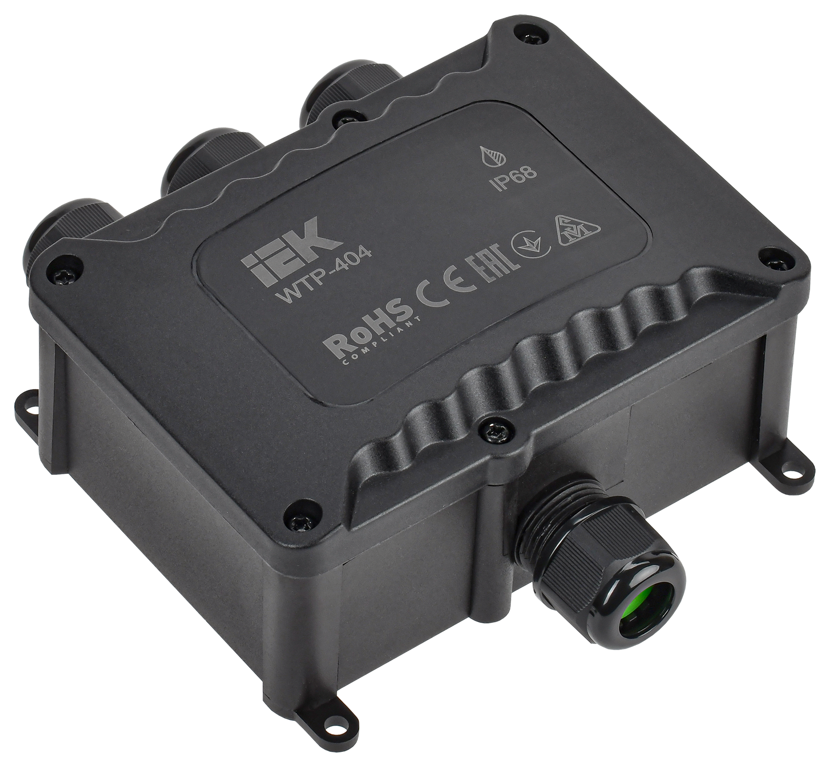 Коробка распределительная герметичная WTP-404 4 ввода IP68 IEK