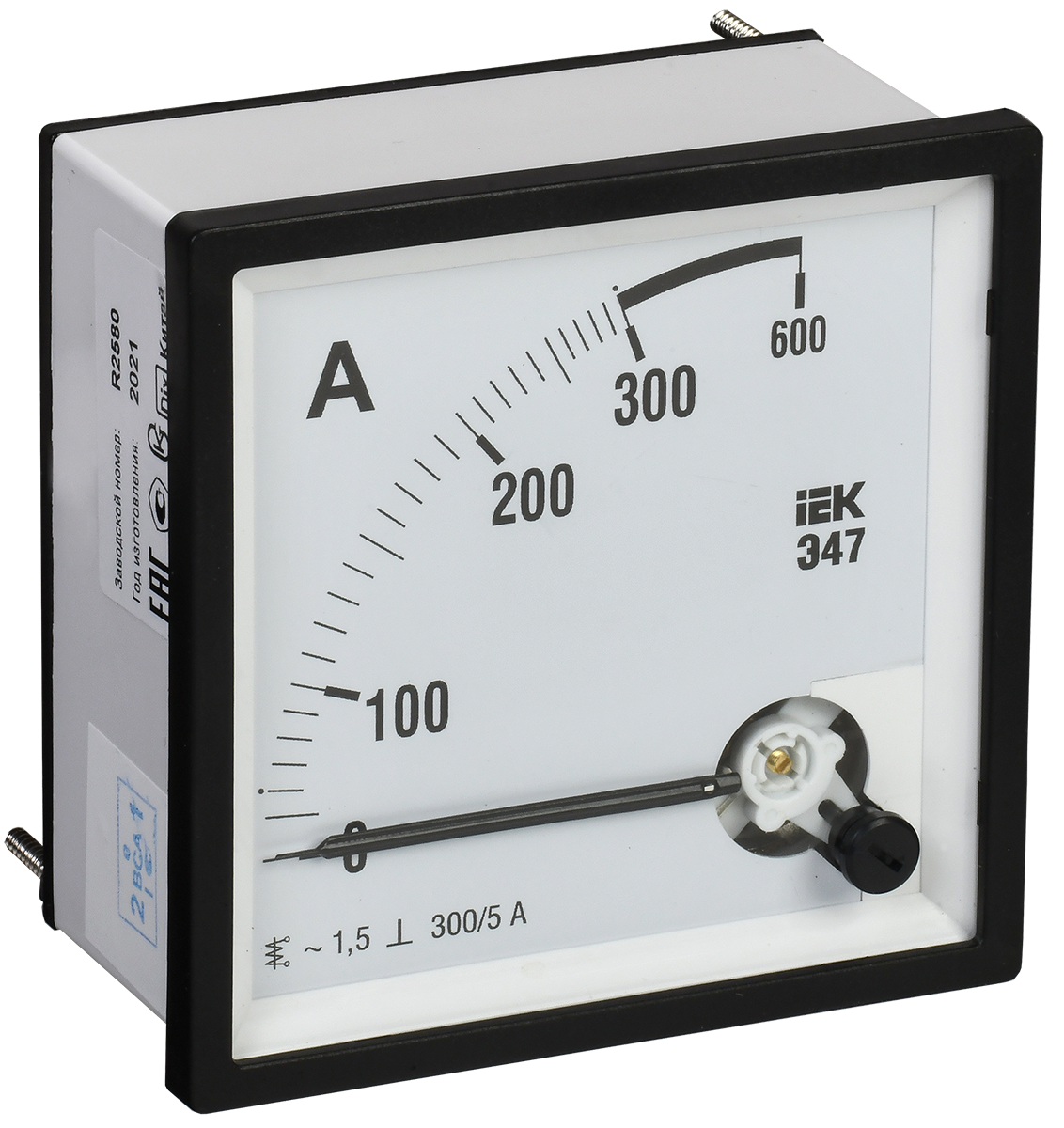 Амперметр аналоговый Э47 300/5А класс точности 1,5 72х72мм IEK