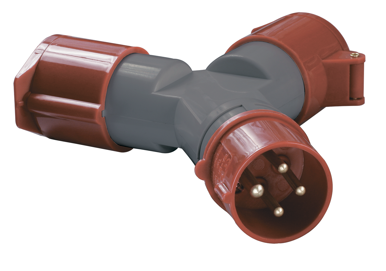 Адаптер двухлучевой ССИ-1012-214 3Р+РЕ 16А 380-415В IP44 IEK