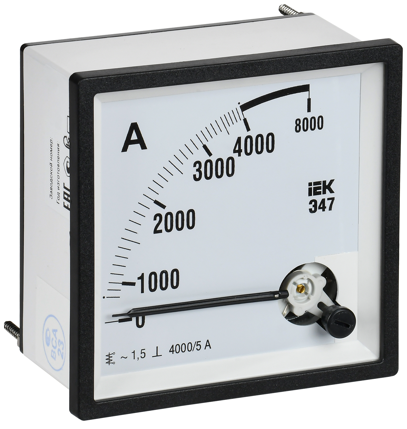 Амперметр Э47 4000/5А класс точности 1,5 96х96мм IEK