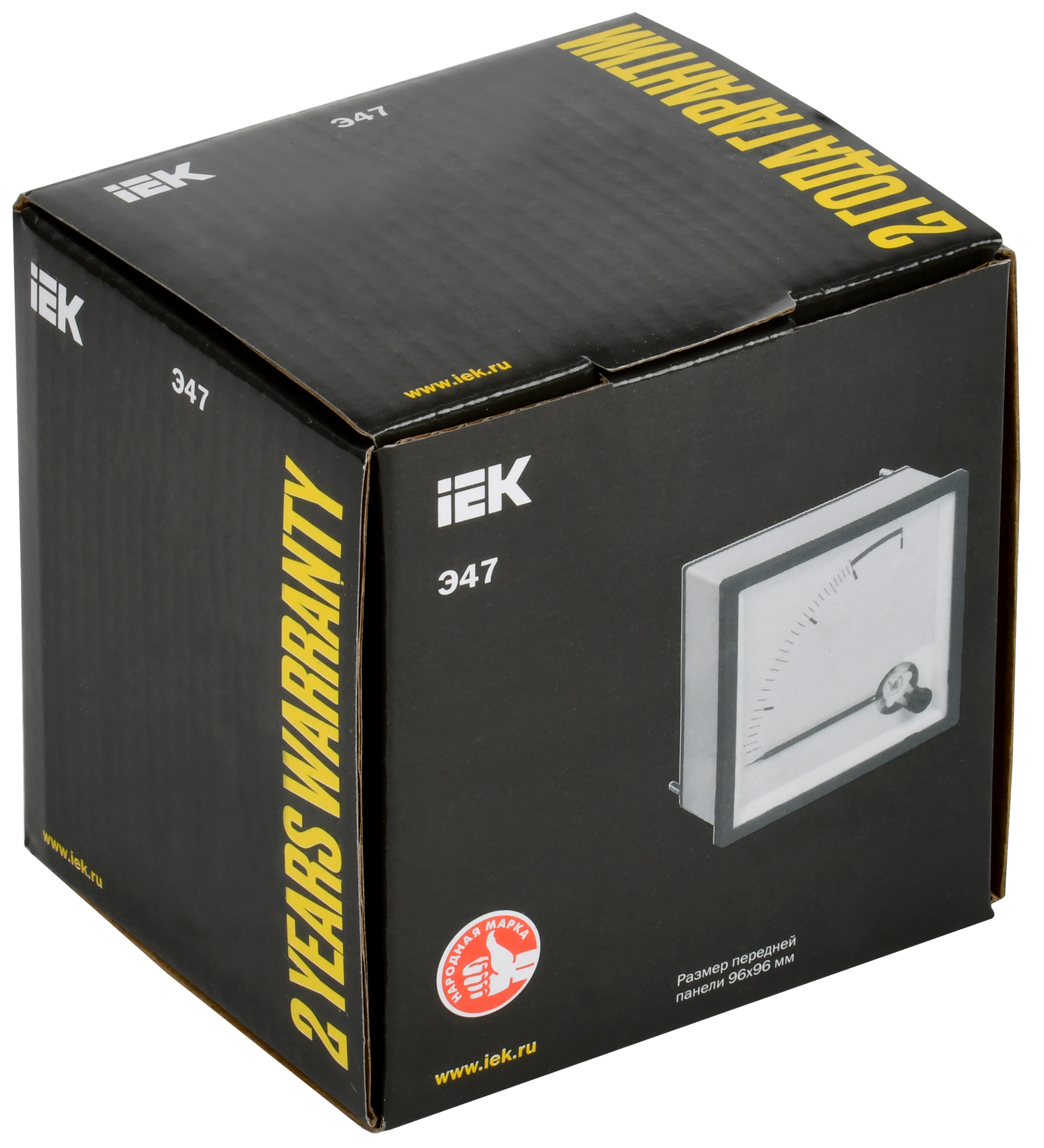 Амперметр Э47 6000/5А класс точности 1,5 96х96мм IEK