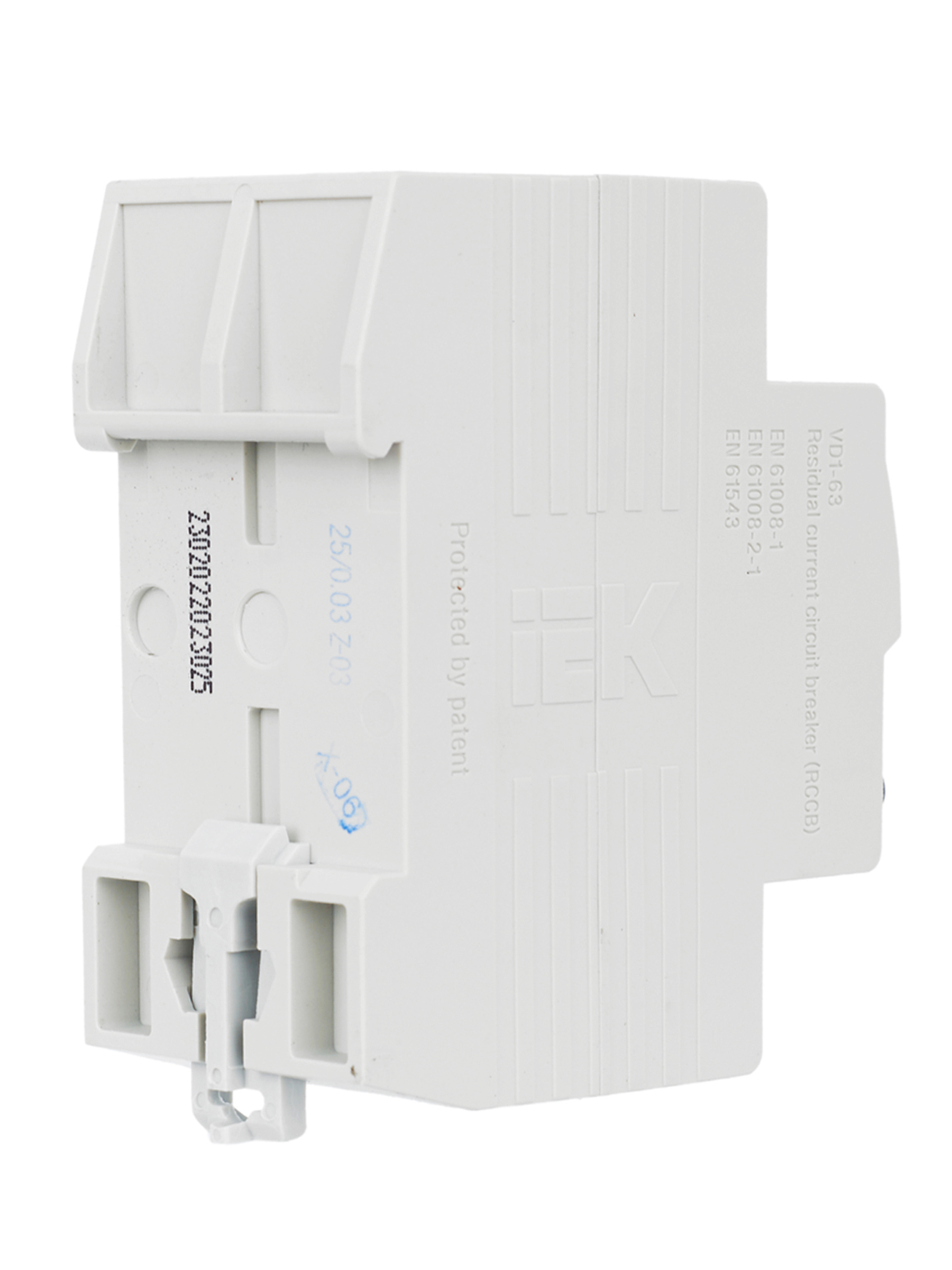 Выключатель дифференциальный (УЗО) ВД1-63 2Р 25А 30мА IEK