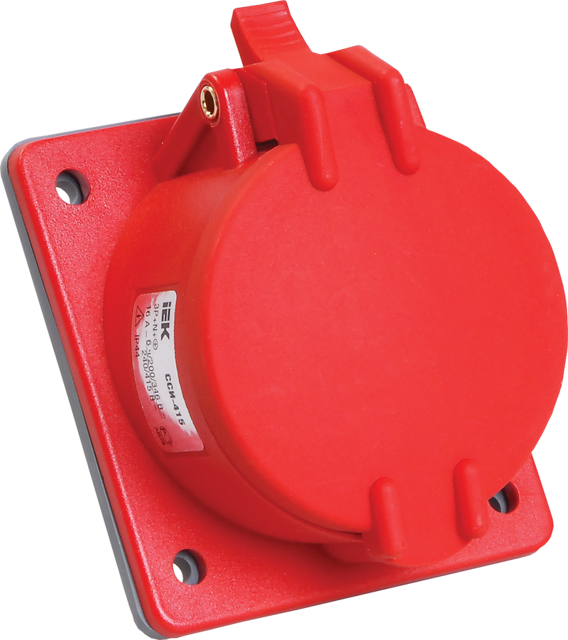 MAGNUM Розетка встраиваемая ССИ-425 32А-6ч/200/346-240/415В 3P+PE+NIP44 IEK