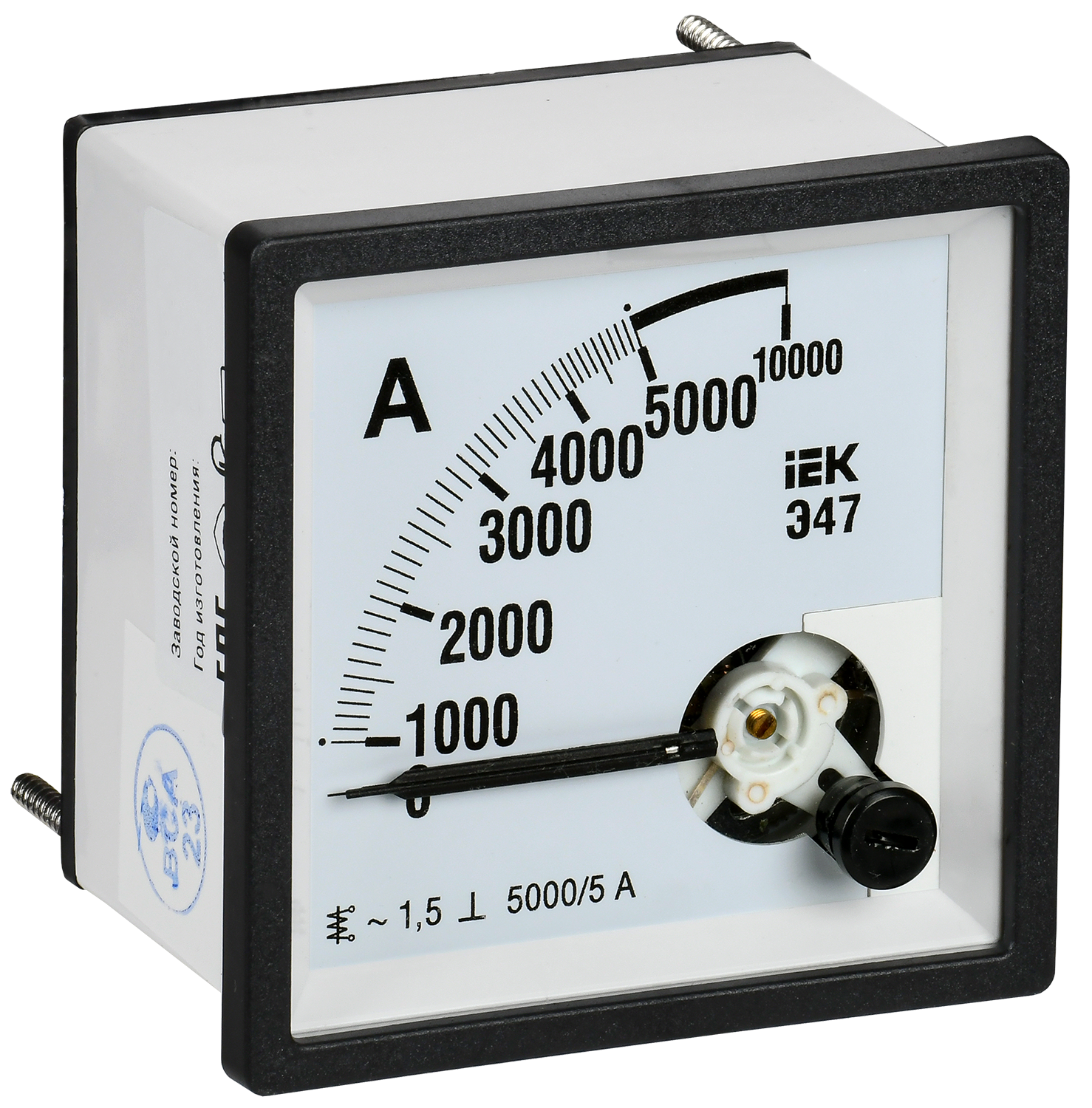 Амперметр Э47 5000/5А класс точности 1,5 72х72мм IEK