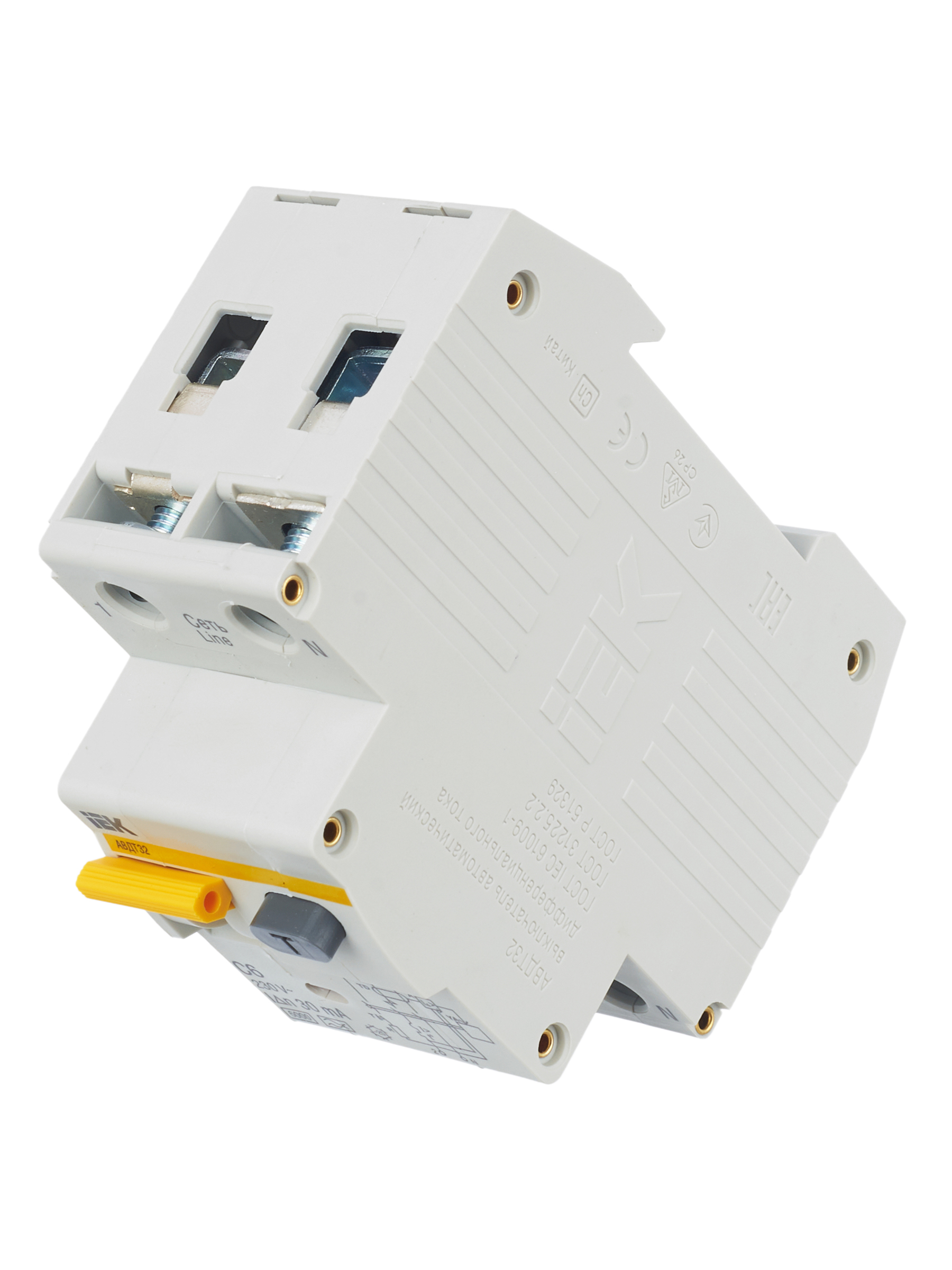 KARAT Автоматический выключатель дифференциального тока АВДТ 32 C6 30мА тип A IEK