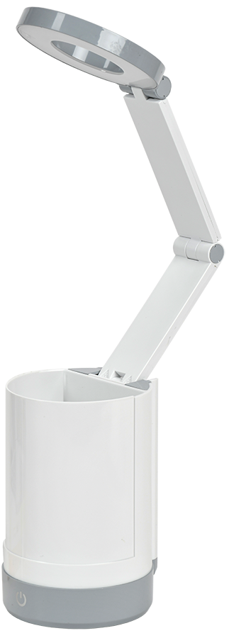 Светильник светодиодный настольный 2012 5Вт пантограф с карманом белый IEK