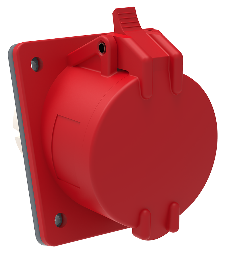 MAGNUM Розетка встраиваемая ССИ-424 32А-6ч/380-415В 3P+PE IP44 IEK