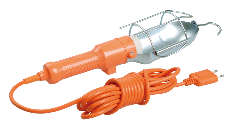 Светильник переносной УП-1Р плоская вилка (с выключателем) 2Р/10м 2х0,75 IEK