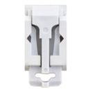 Быстрый монтаж и дополнительная надежность крепления на DIN-рейке с помощью защелки с двойным фиксир