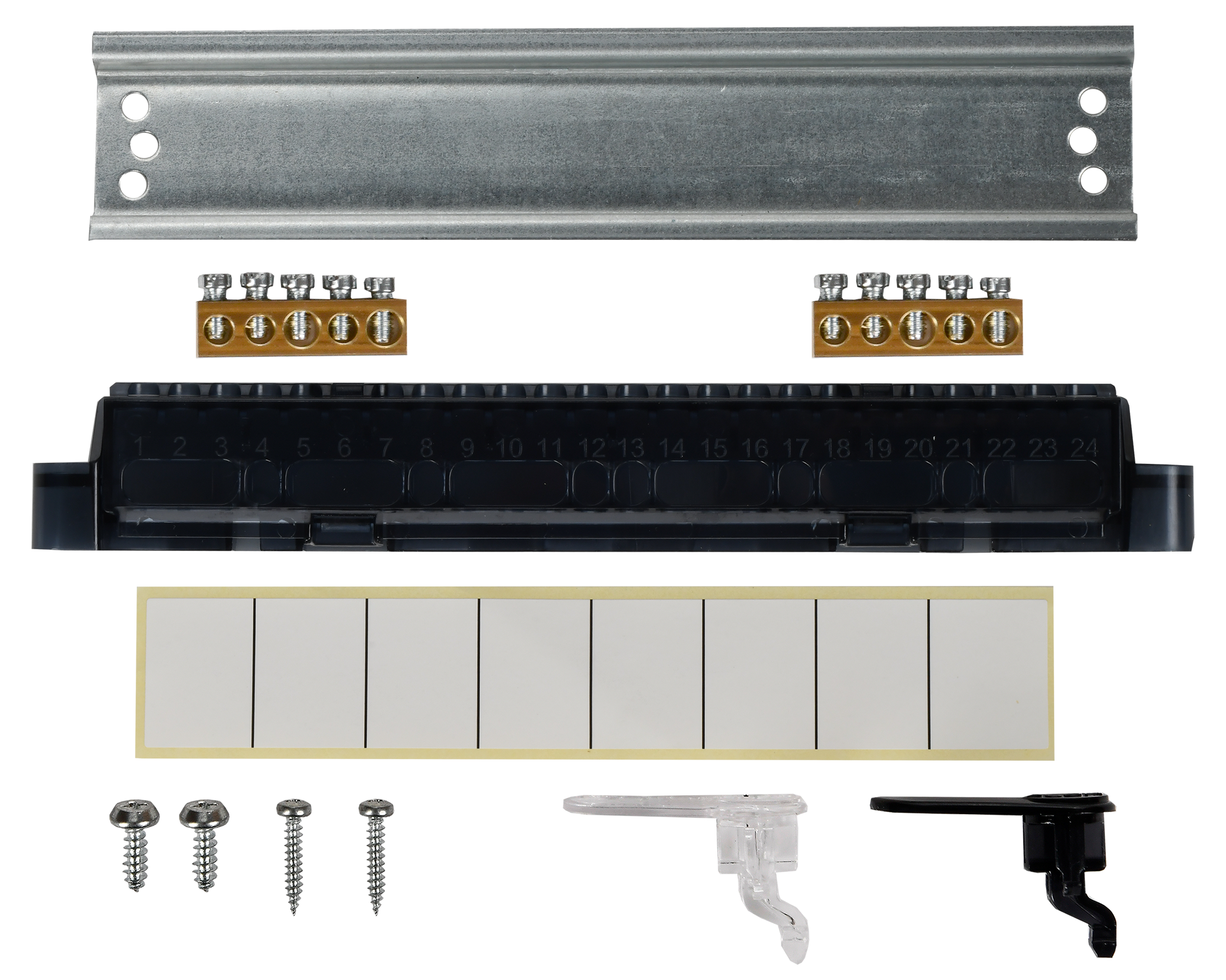 UNION Compact Корпус пластиковый ЩРВ-П-8 IP41 черная прозрачная дверь IEK