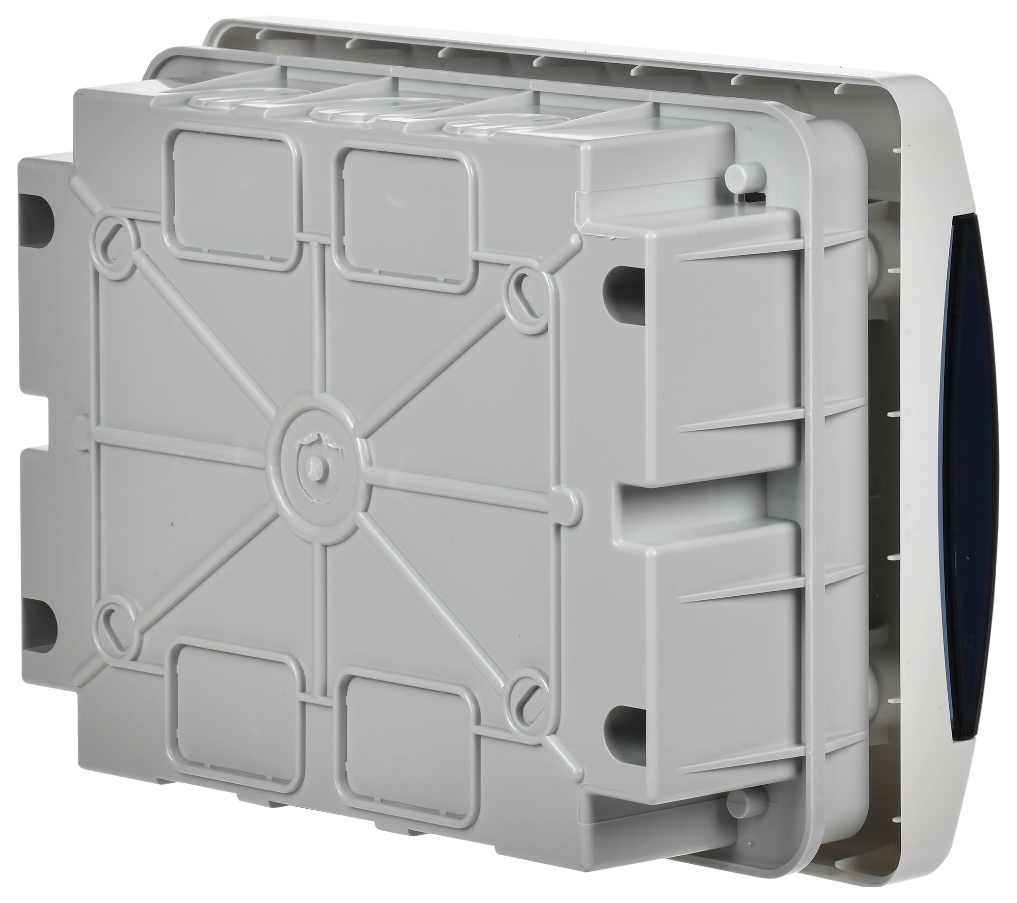 UNION Compact Корпус пластиковый ЩРВ-П-8 IP41 черная прозрачная дверь IEK