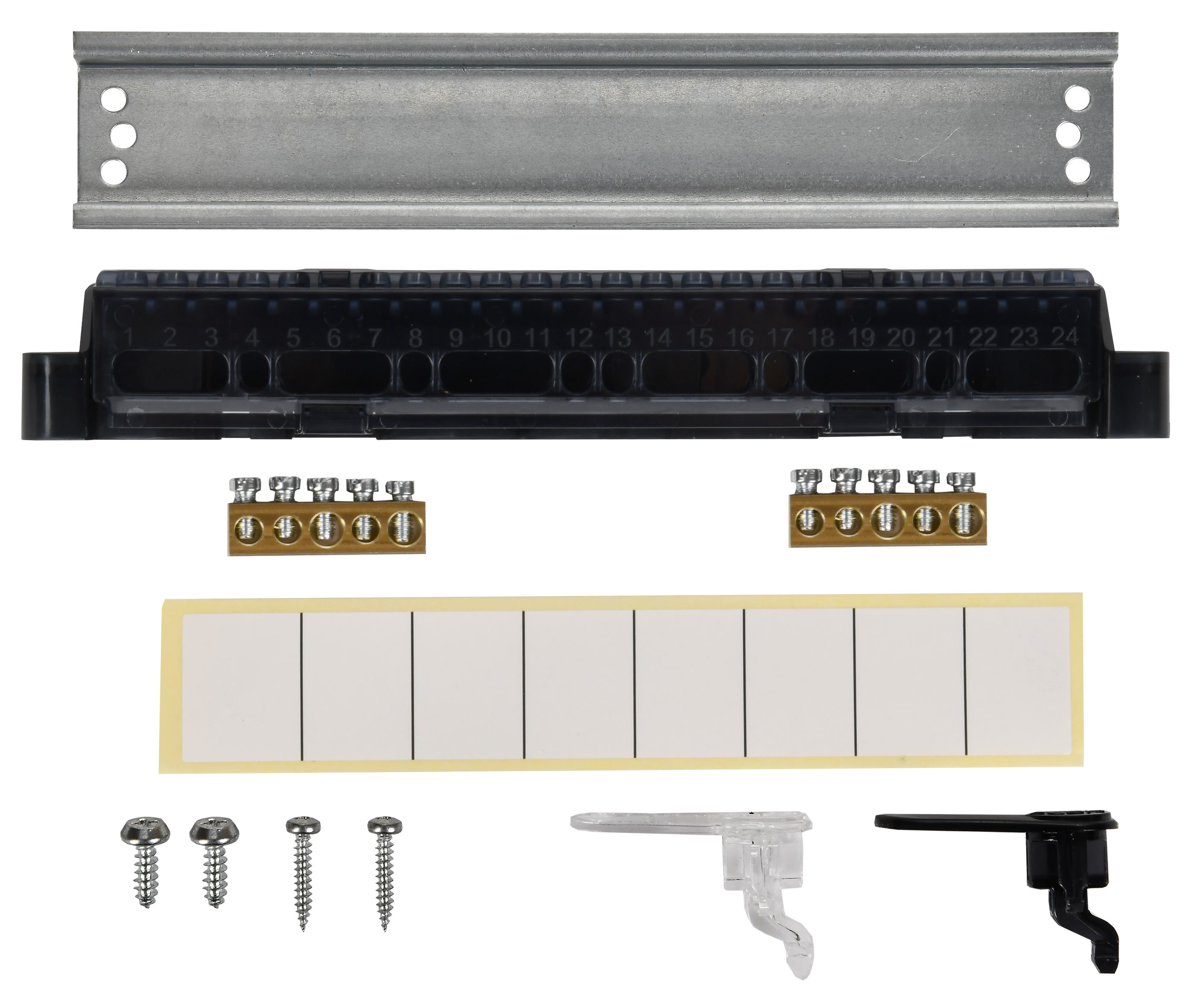 UNION Compact Корпус пластиковый ЩРН-П-8 IP41 черная прозрачная дверь IEK