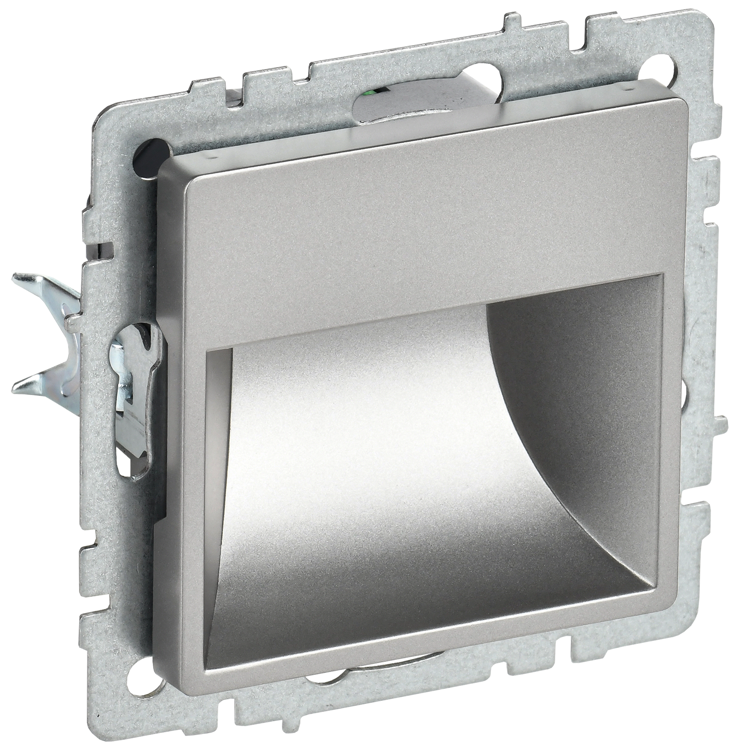 BRITE Подсветка светодиодная встраиваемая ПЛ20-БрС сталь IEK