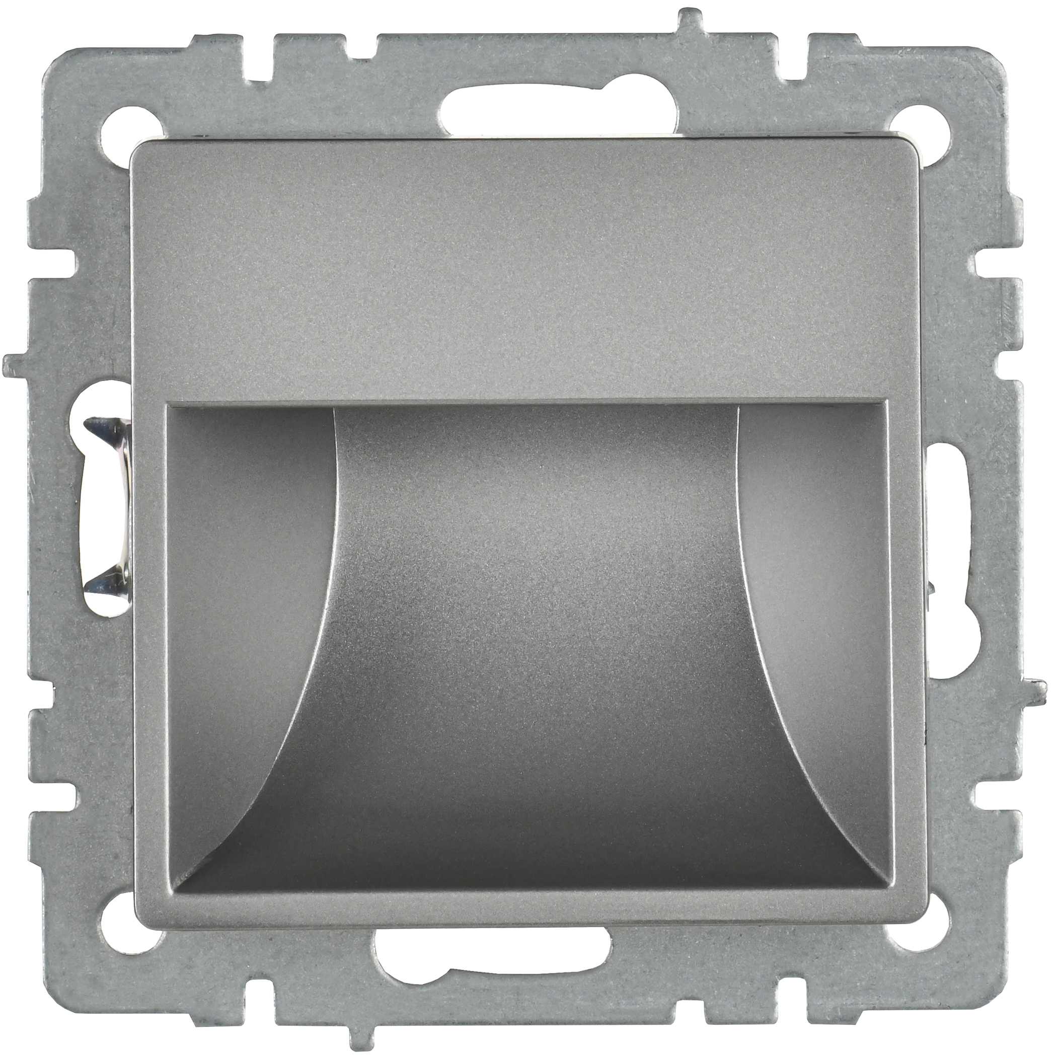 BRITE Подсветка светодиодная встраиваемая ПЛ20-БрС сталь IEK