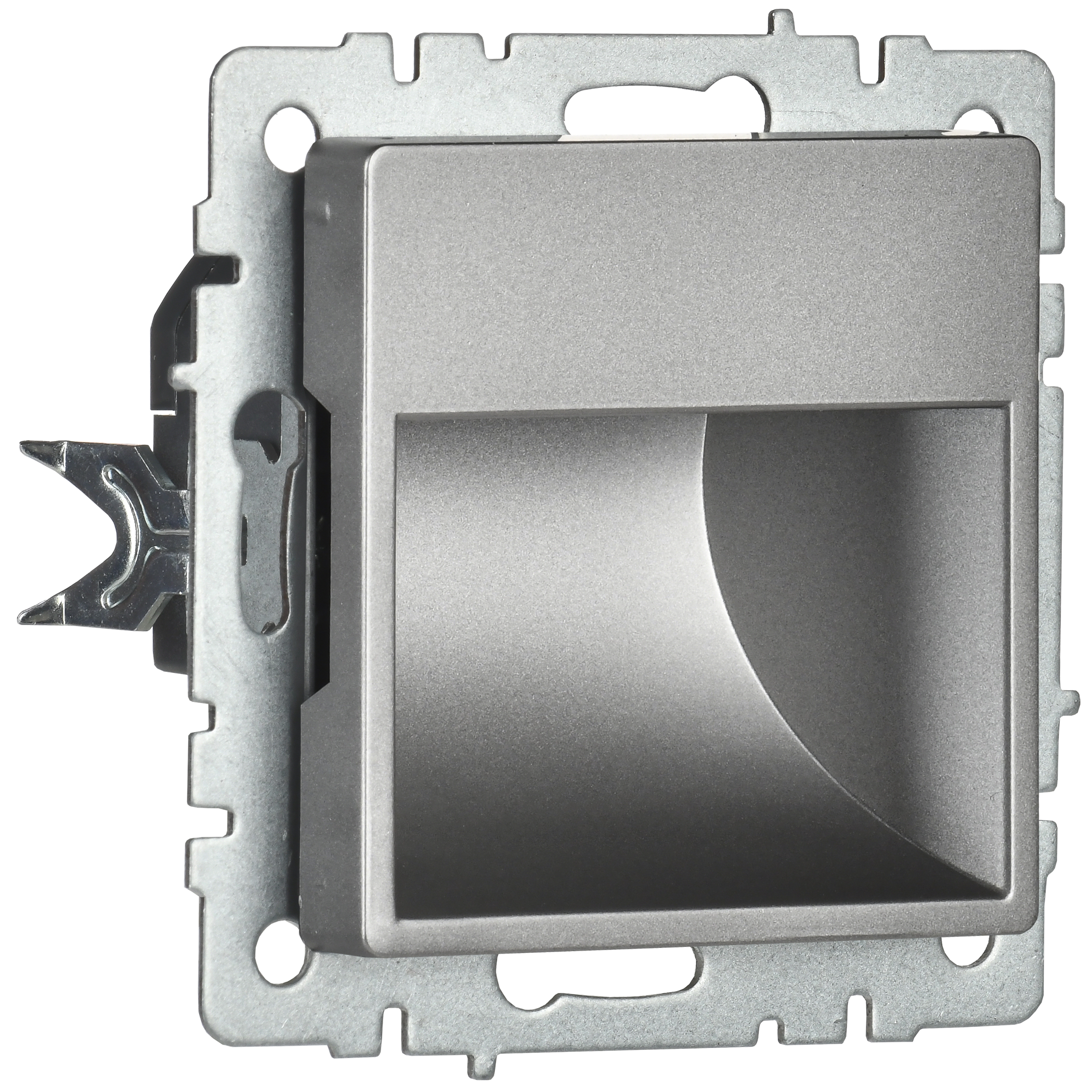 BRITE Подсветка светодиодная встраиваемая ПЛ20-БрС сталь IEK