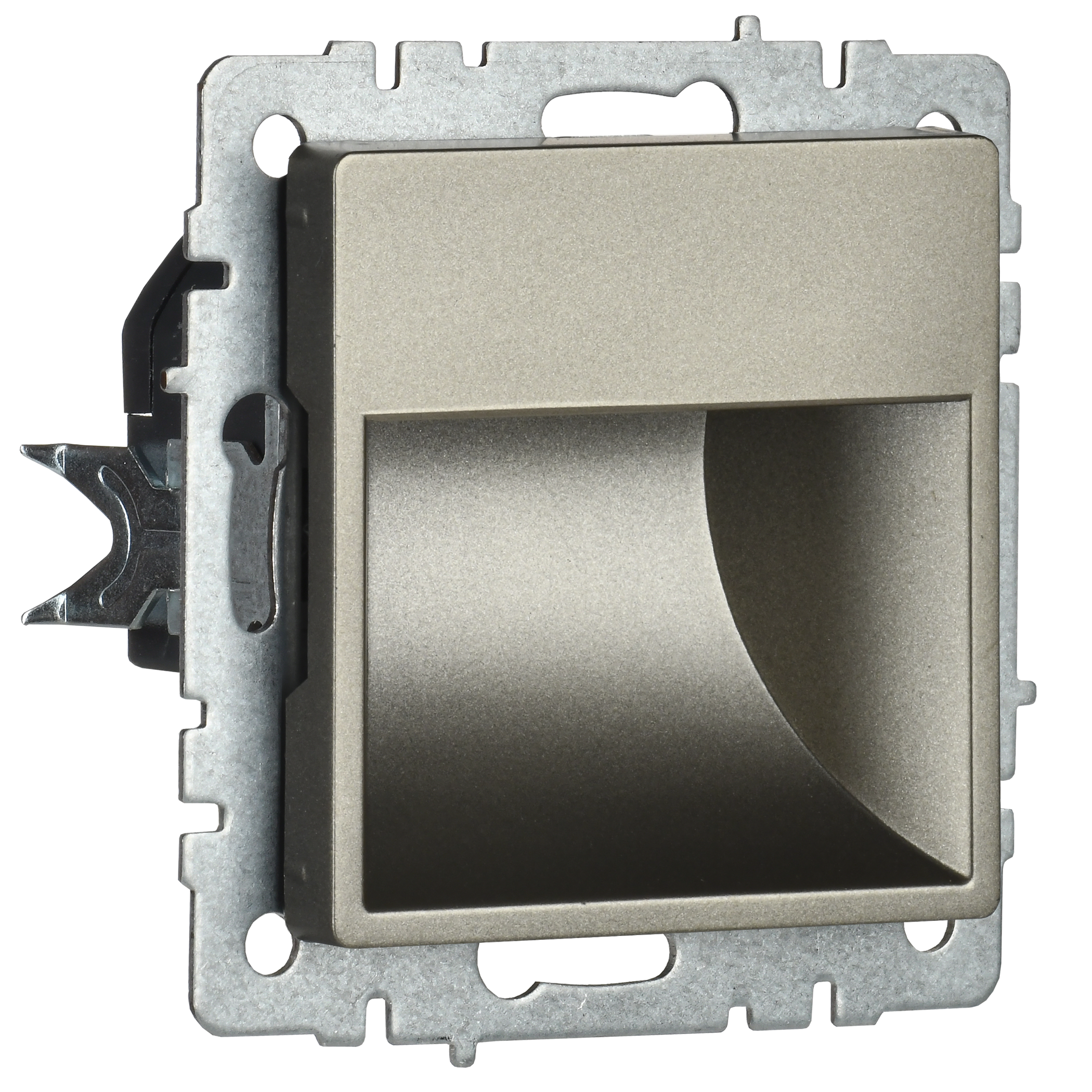 BRITE Подсветка светодиодная встраиваемая ПЛ20-БрШ шампань IEK