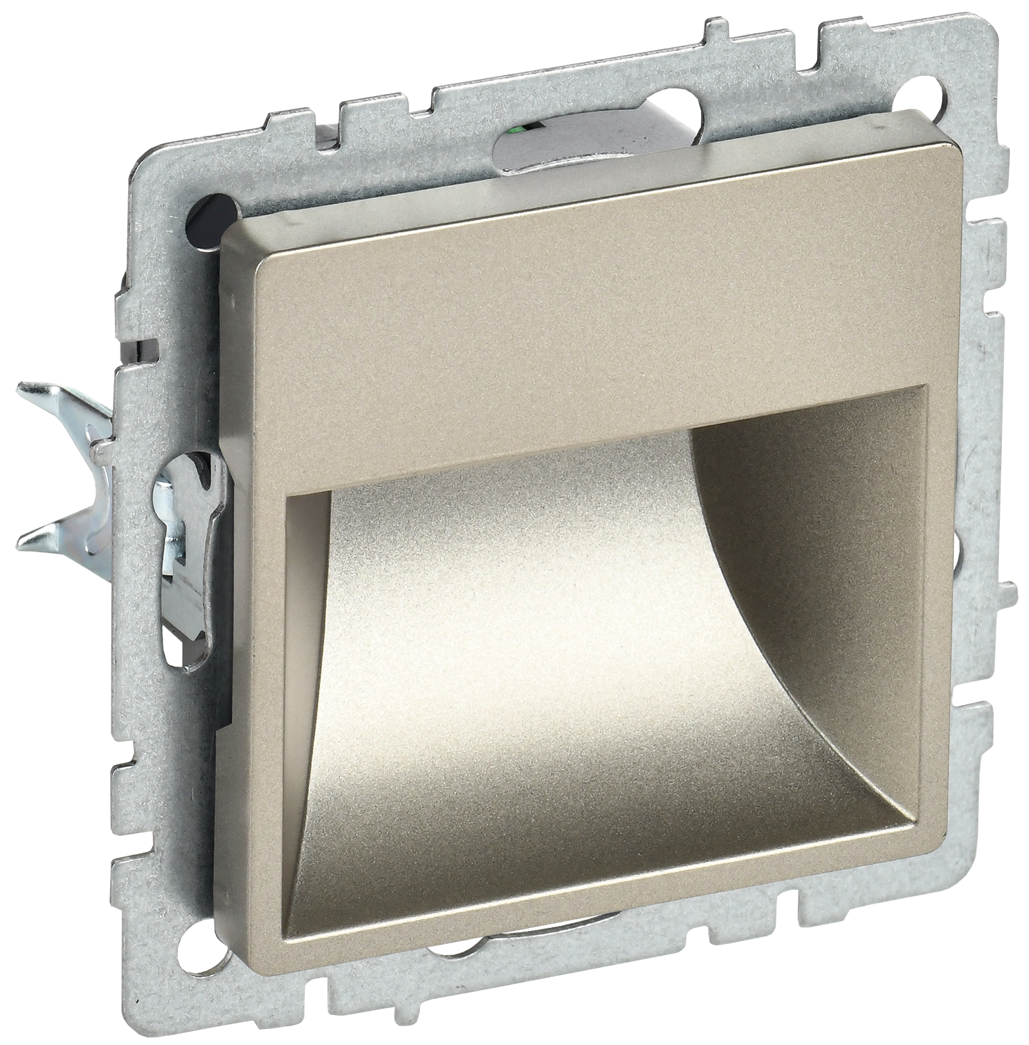 BRITE Подсветка светодиодная встраиваемая ПЛ20-БрШ шампань IEK