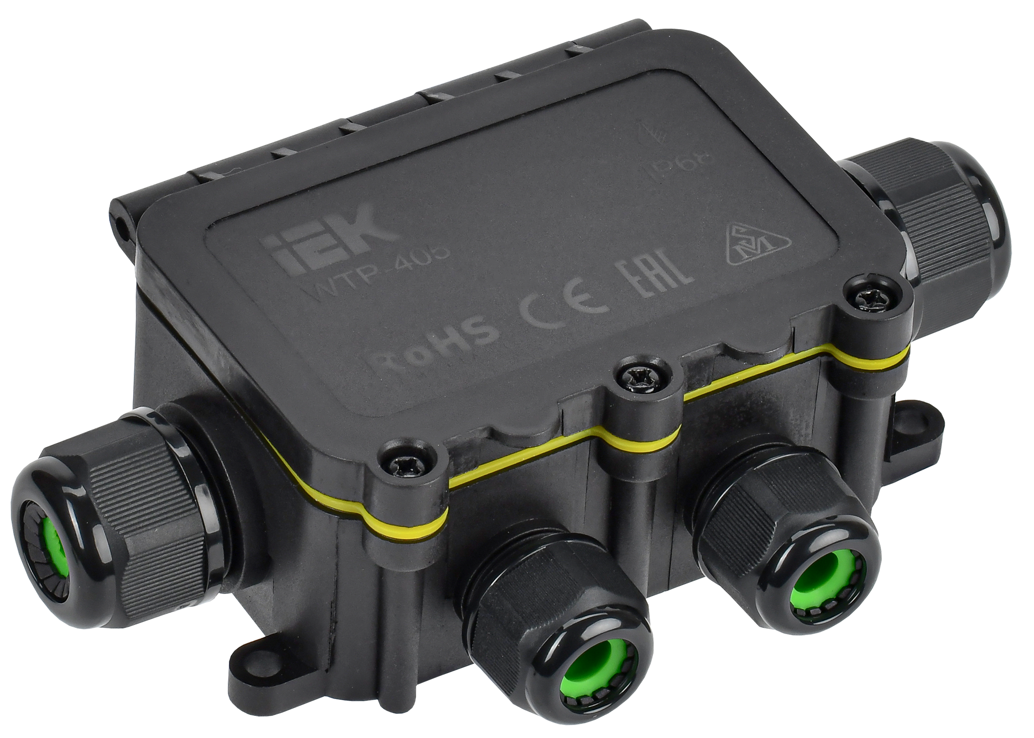 Коробка распределительная герметичная WTP-405 6 вводов IP68 IEK