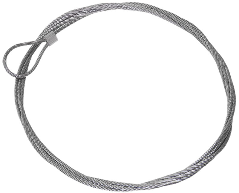 Трос стальной с петлей 10м IEK