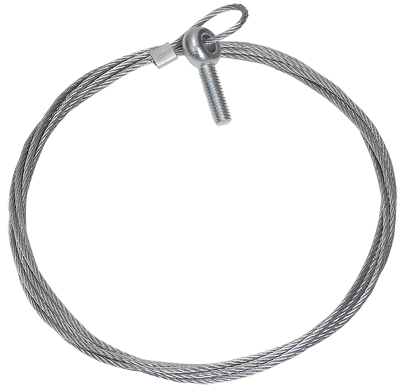 Трос стальной с рым-болтом М6 5м IEK