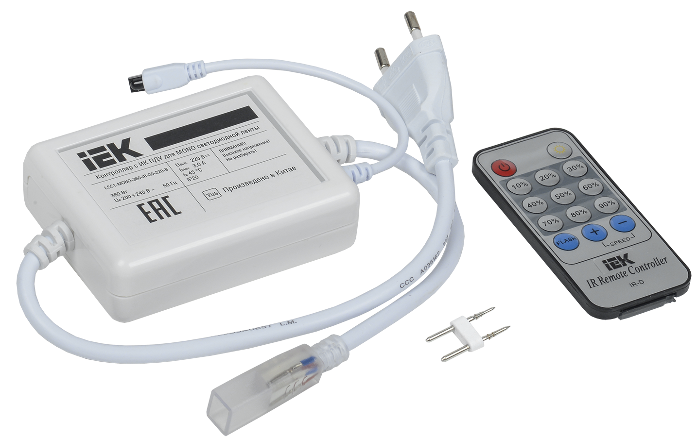 Контроллер с ПДУ ИК MONO 1 канал 220В 3А 360Вт IEK