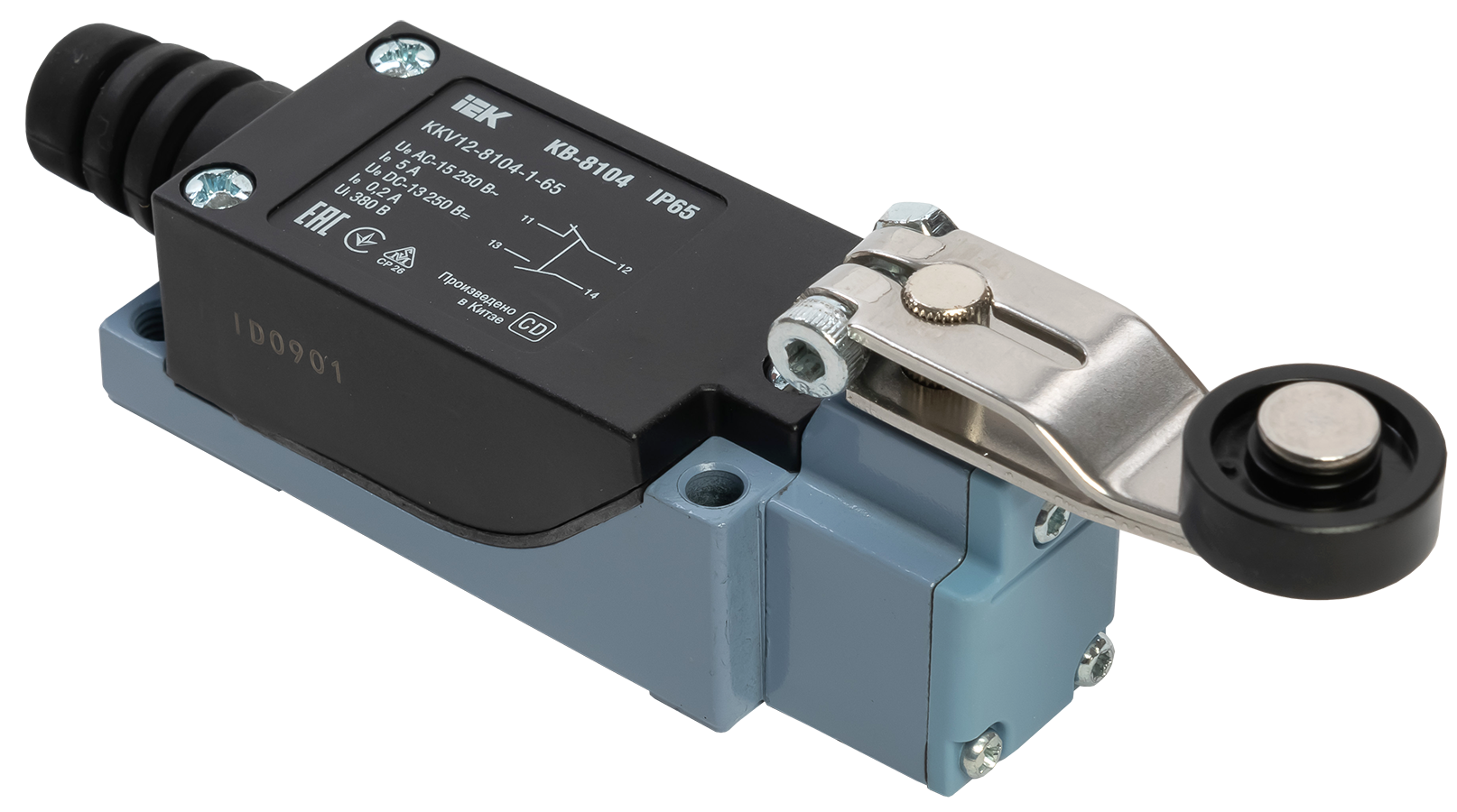 Выключатель концевой КВ-8104 рычаг с роликом IP65 IEK