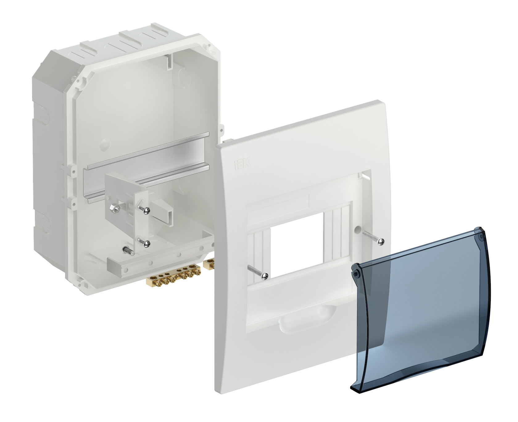 KREPTA 3 Корпус пластиковый ЩРВ-П-6 IP41 белый IEK