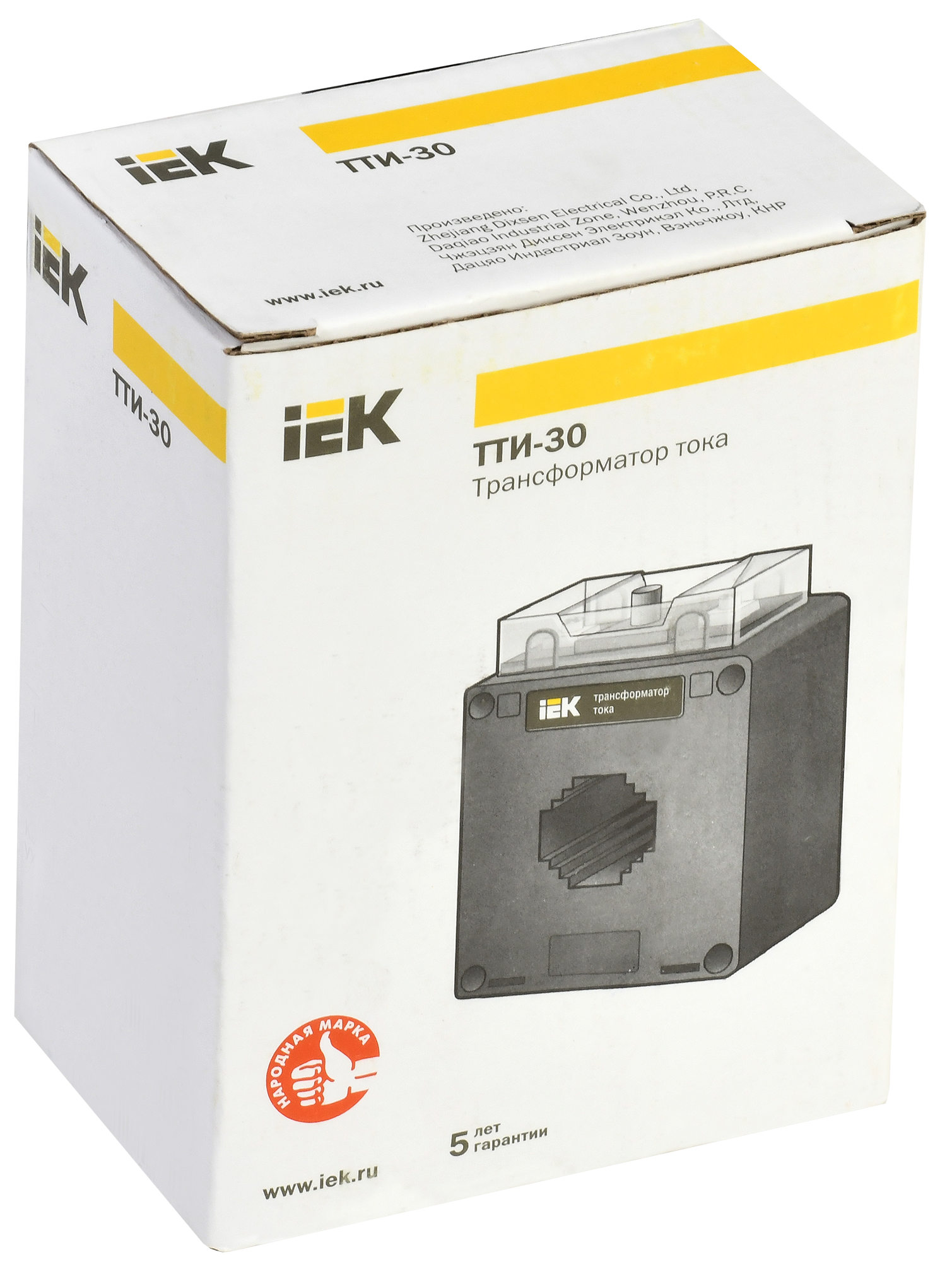 Трансформатор тока ТТИ-30 200/5А 5ВА 0,5 IEK