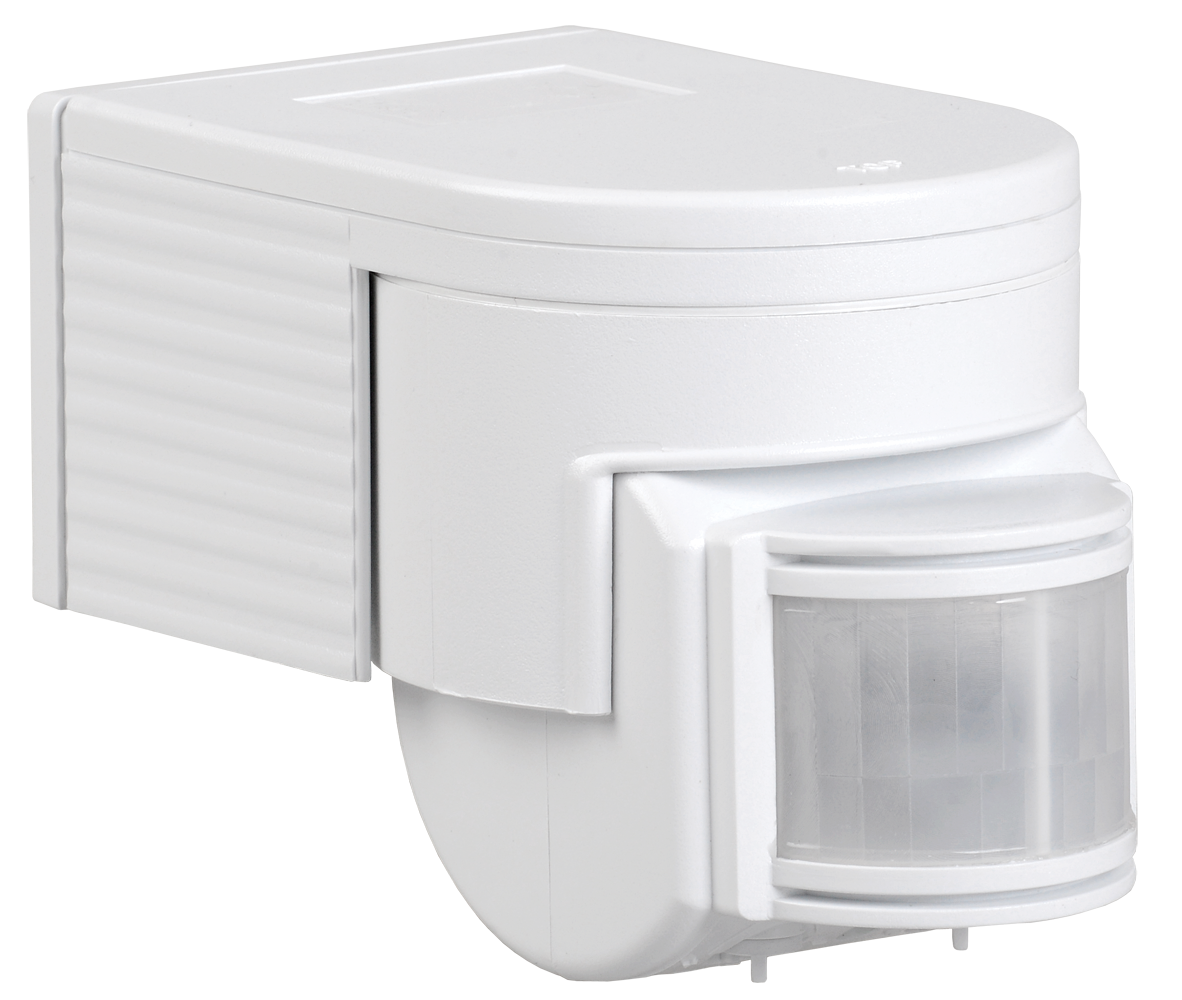 Датчик движения ДД-012 1100Вт 180град 12м IP44 белый IEK