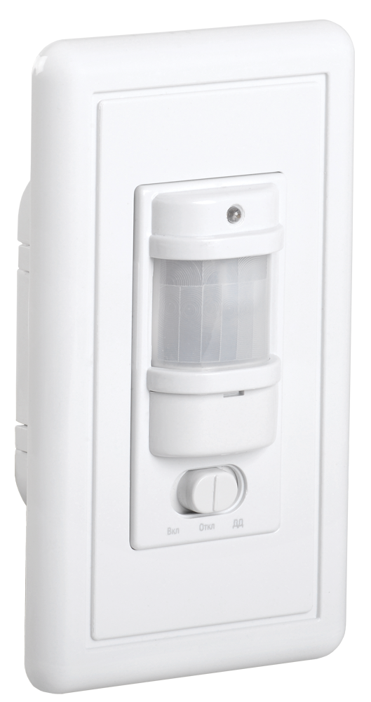 Датчик движения ДД-028 1200Вт 140град 9м IP20 белый IEK