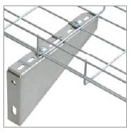 Для крепления лотка к стенам и потолку предлагается широкий ассортимент универсальных крепежей, позв