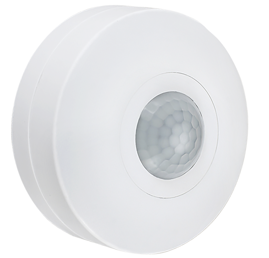 Датчик движения ДД-025 1200Вт 360град 6м IP20 белый IEK