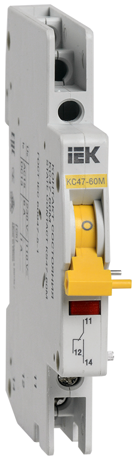 Контакт состояния КС47-60М на DIN-рейку для ВА47-60M IEK
