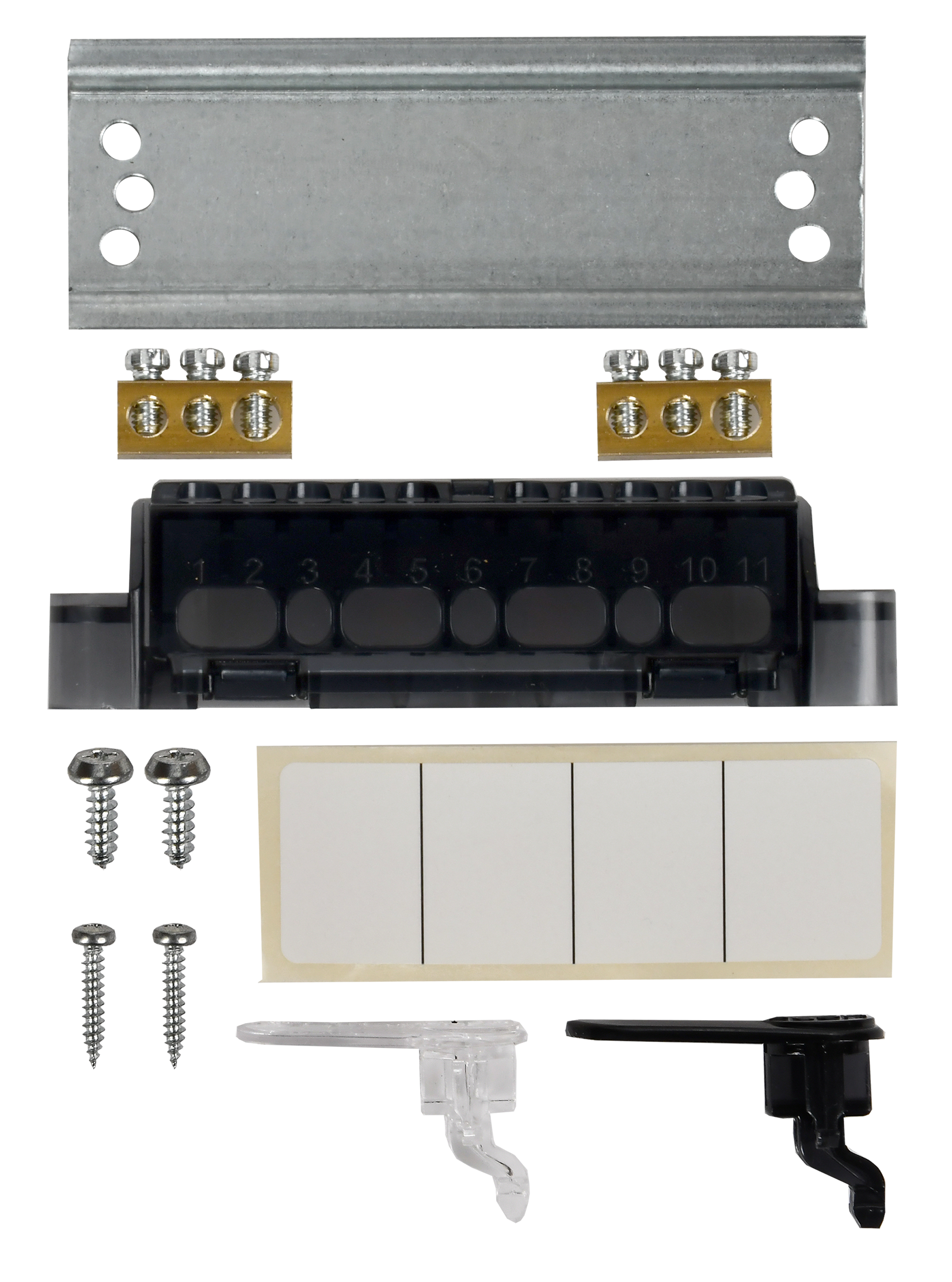 UNION Compact Корпус пластиковый ЩРН-П-4 IP41 черная прозрачная дверь IEK
