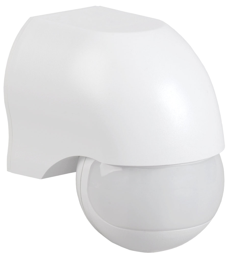 Датчик движения ДД-010 1100Вт 180град 10м IP44 белый IEK