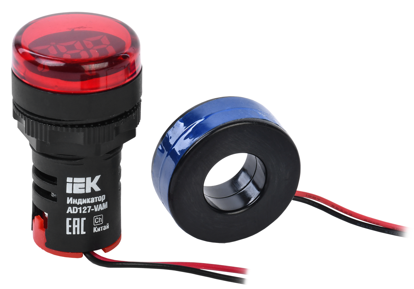 Индикатор значения напряжения и тока AD127-VAM IEK