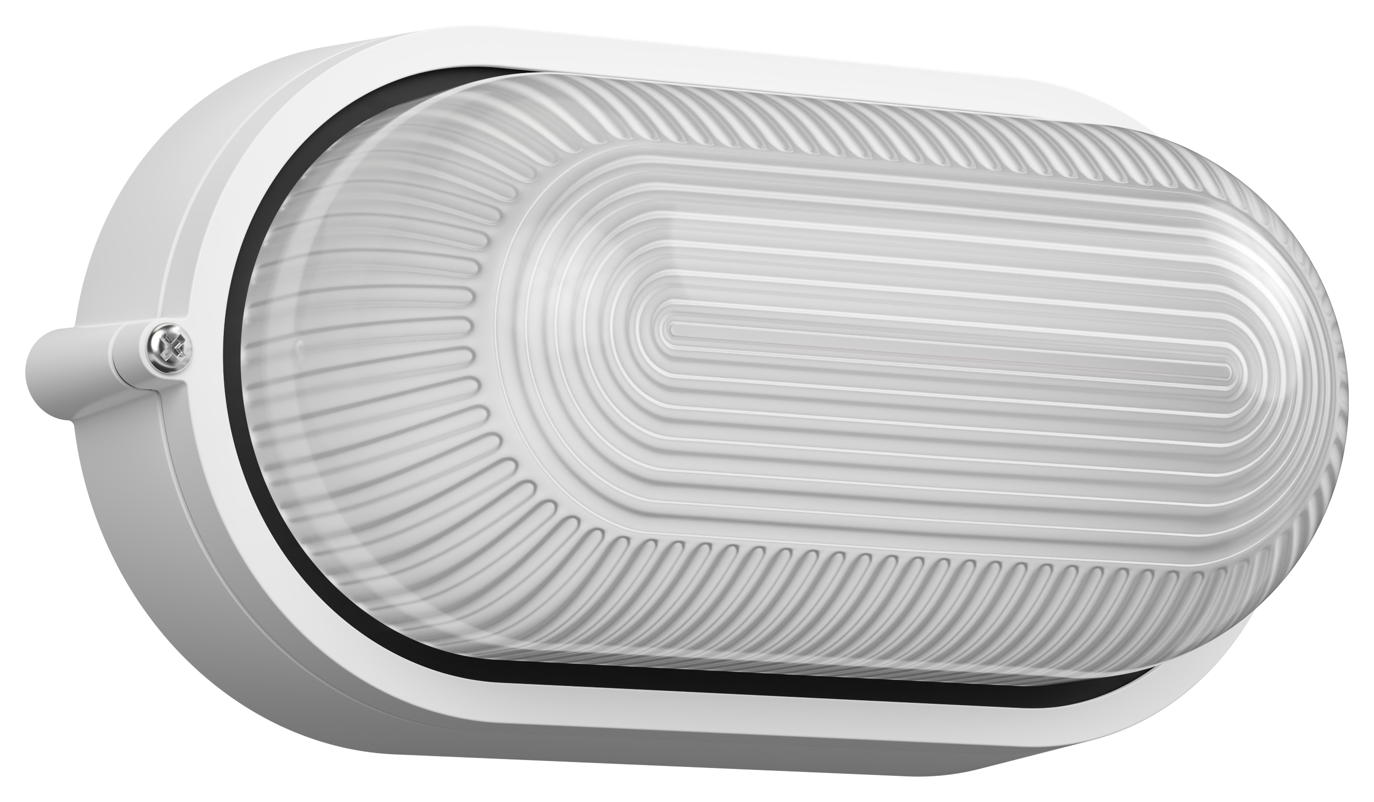 Светильник НПП1401 овал 60Вт IP54 белый IEK