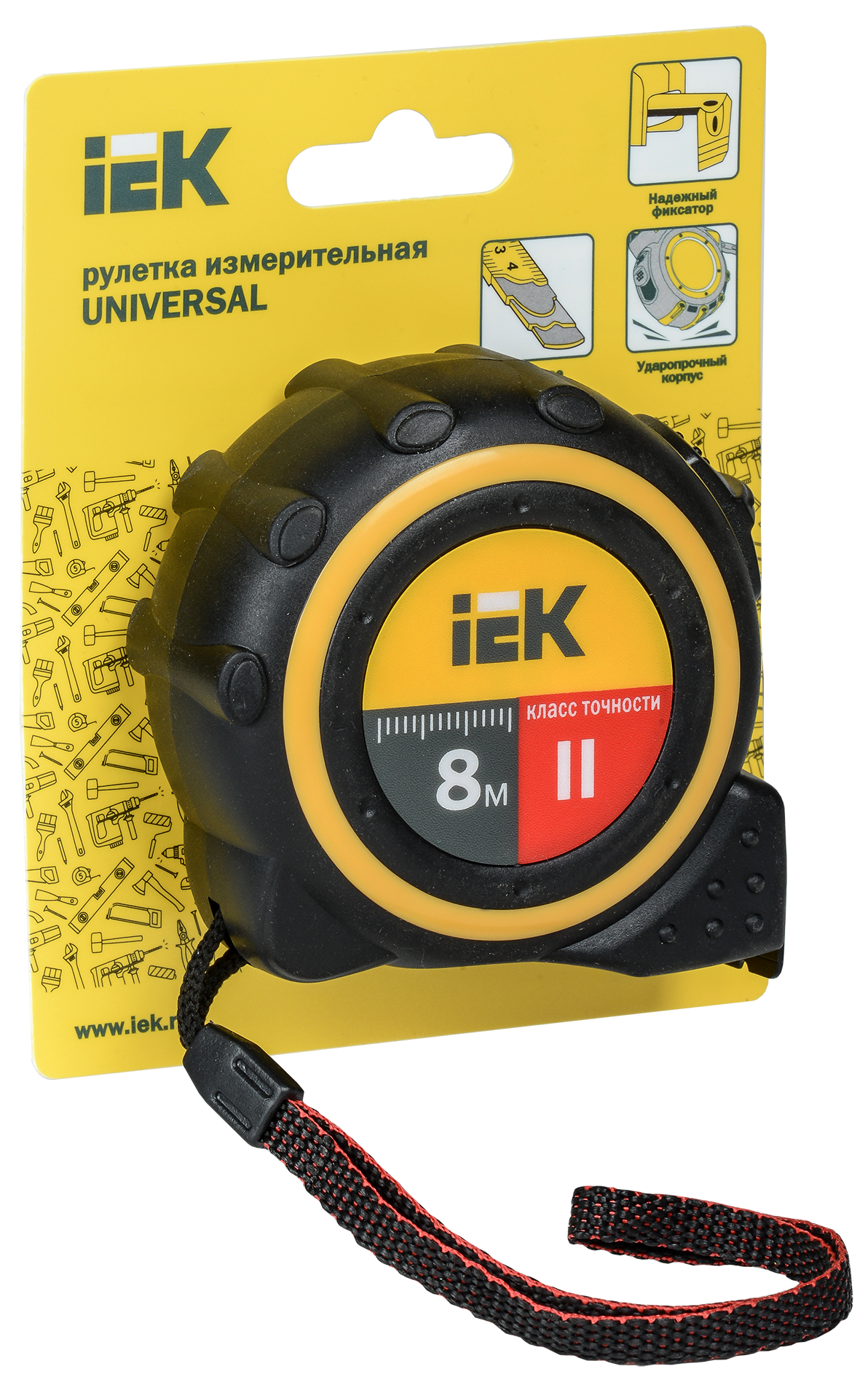 Рулетка измерительная UNIVERSAL 8м IEK