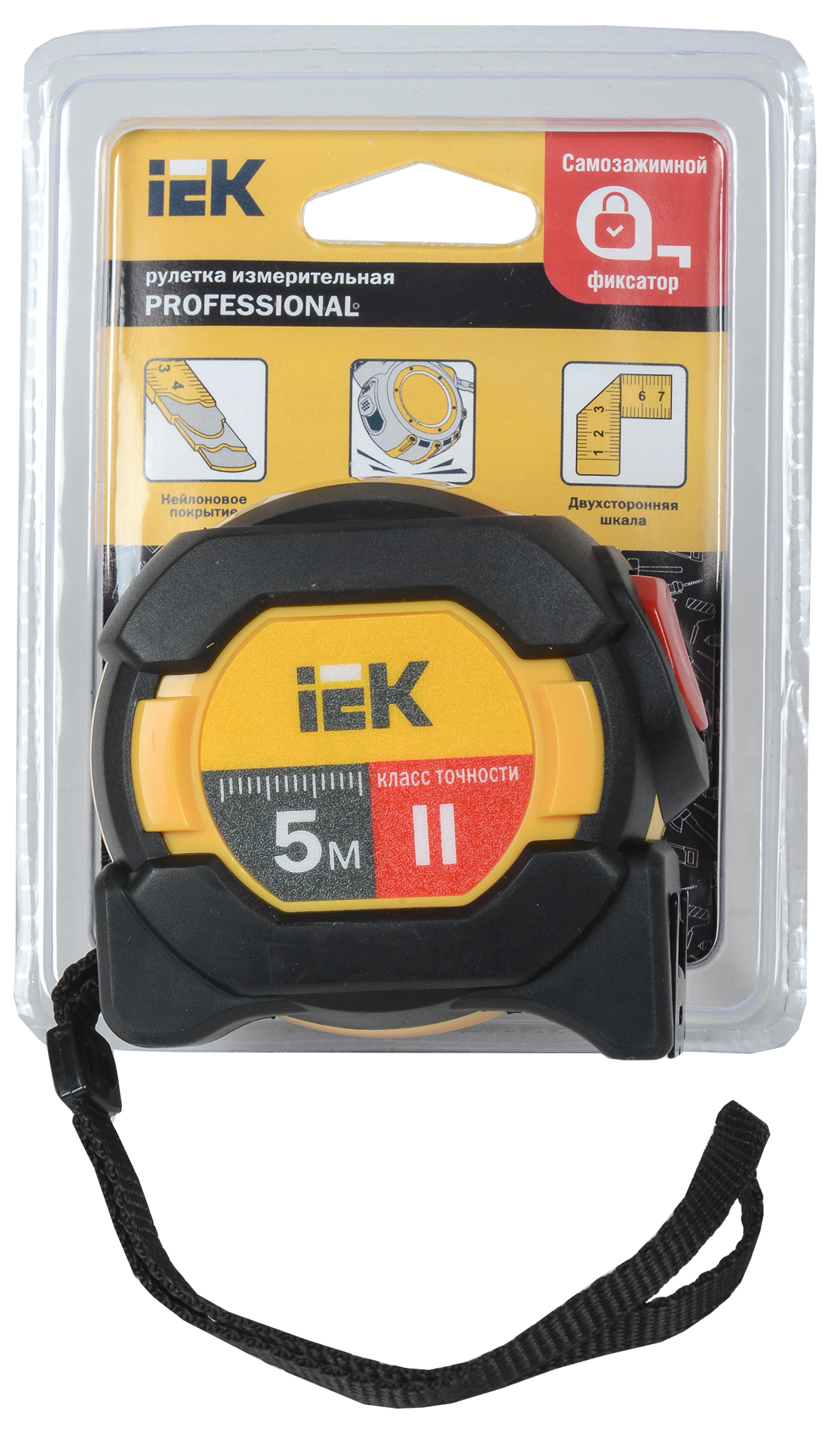 Рулетка измерительная PROFESSIONAL 5м IEK
