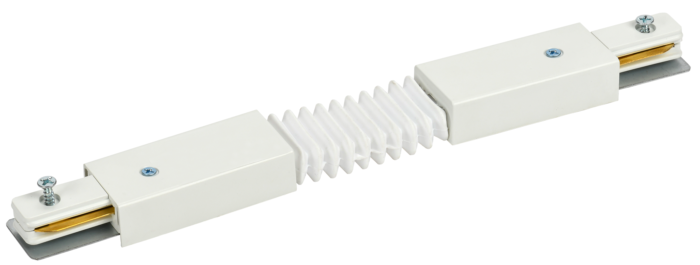 Соединитель гибкий внутренний для однофазного шинопровода белый IEK