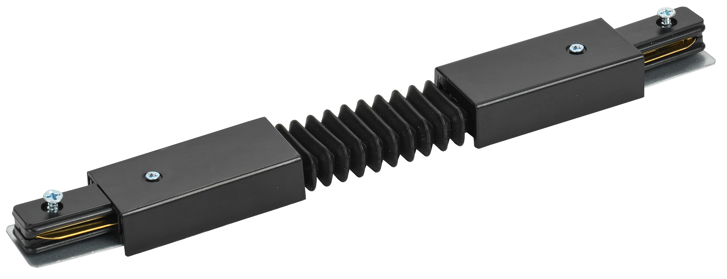 Соединитель гибкий внутренний для однофазного шинопровода черный IEK