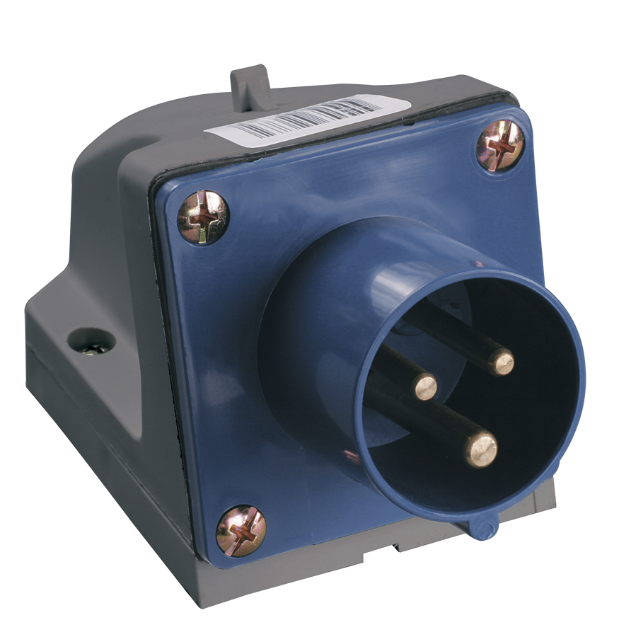 Вилка стационарная ССИ-513 2P+PE 16А 200-250В IP44 IEK