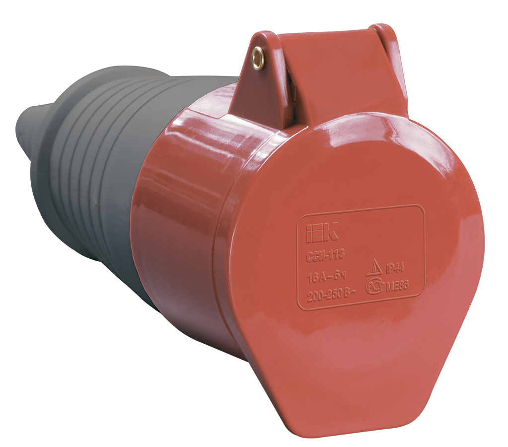 Розетка переносная ССИ-224 3Р+РЕ 32А 380-415В IP44 IEK