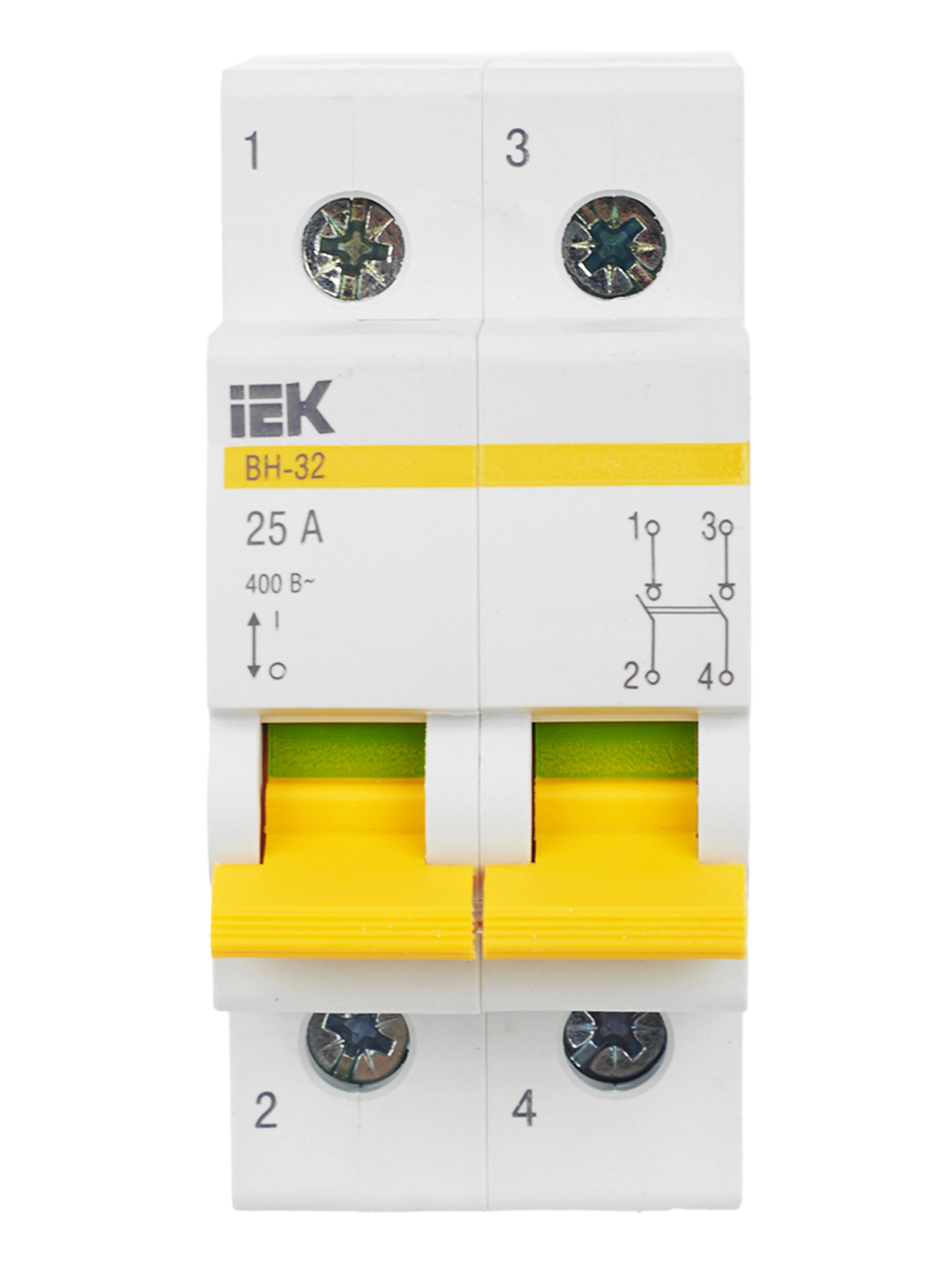 KARAT Выключатель нагрузки (мини-рубильник) ВН-32 2P 25А IEK