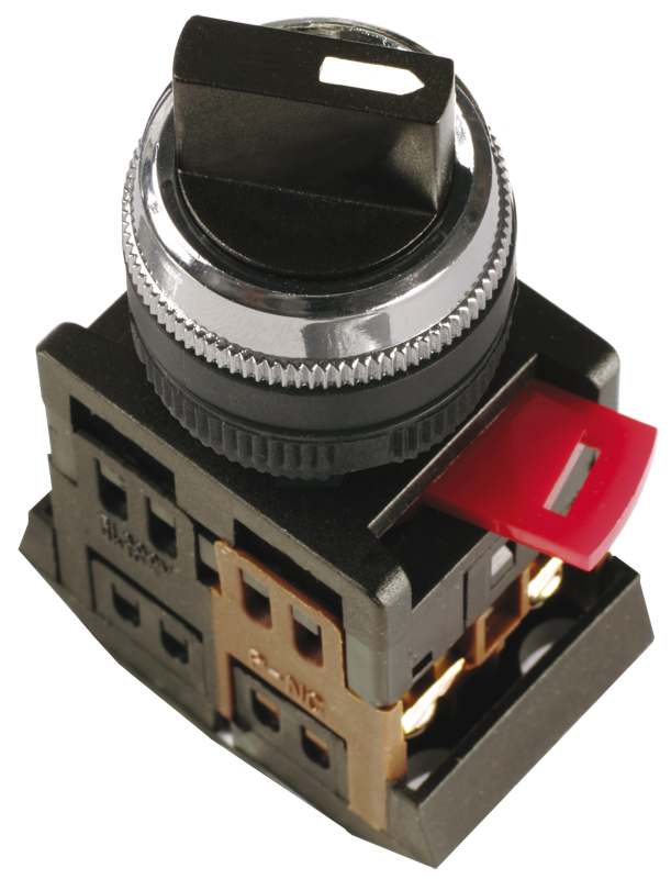 Переключатель АС-22 на 2 фиксированных положения "I-O" 1з+1р IEK