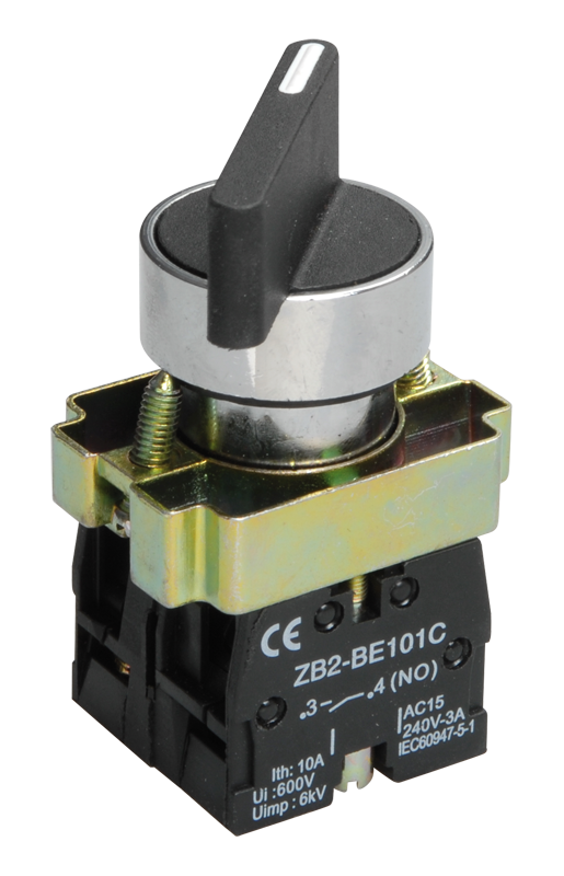 Переключатель LAY5-BJ25 2 положения "I-0" длинная ручка NO+NC IEK